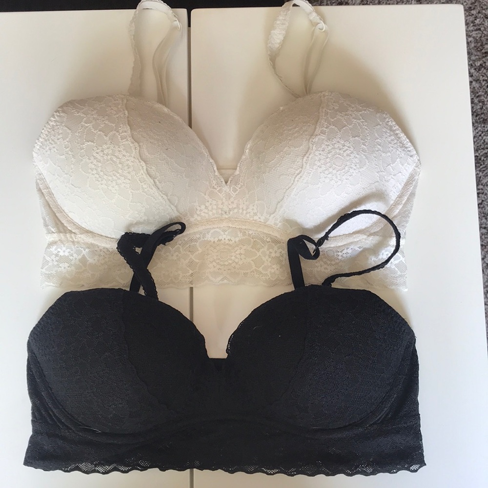 PINK Lace Bralettes